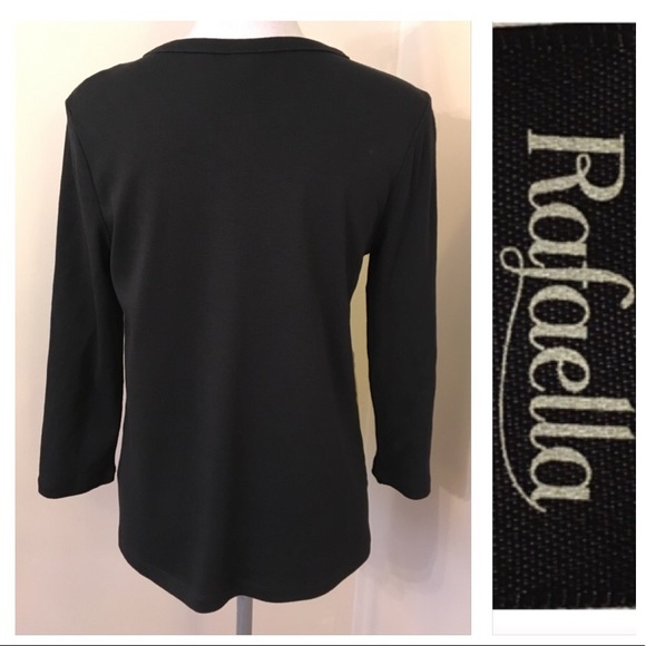 RAFEELLA Color Block Cardigan Small Sequins - Picture 7 of 8